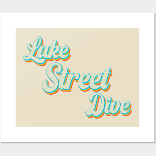 vintage color lake street dive Posters and Art